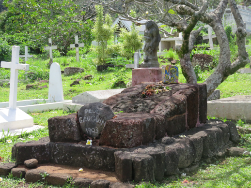 Hiva Oa Das Grab von Paul Gauguin