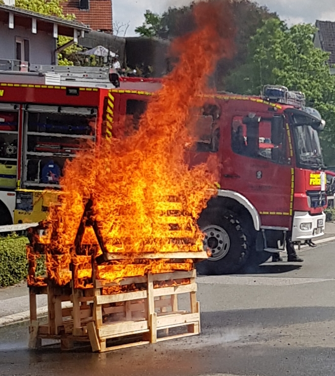 Schauübung bei Tag der offenen Tür