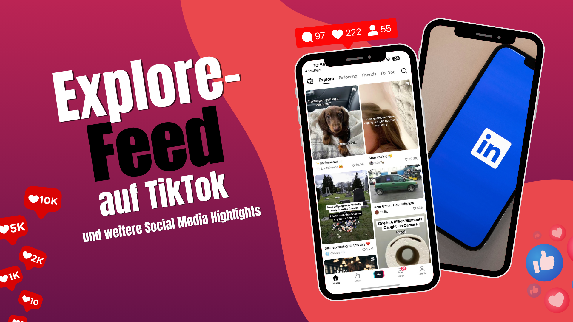 Was TikTok testet, Instagram erweitert und LinkedIn jetzt offenlegt