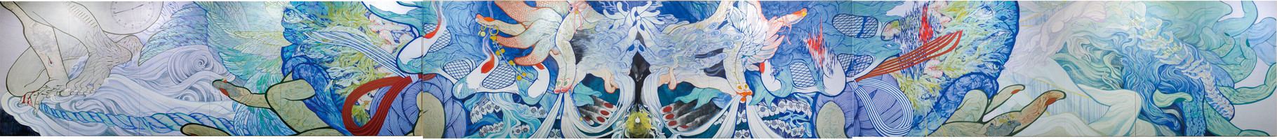 サファイアの角　　　　2.3ｍ×20ｍ
