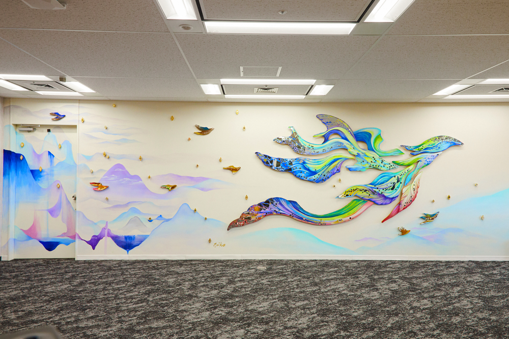 Mural in office ,Tokyo