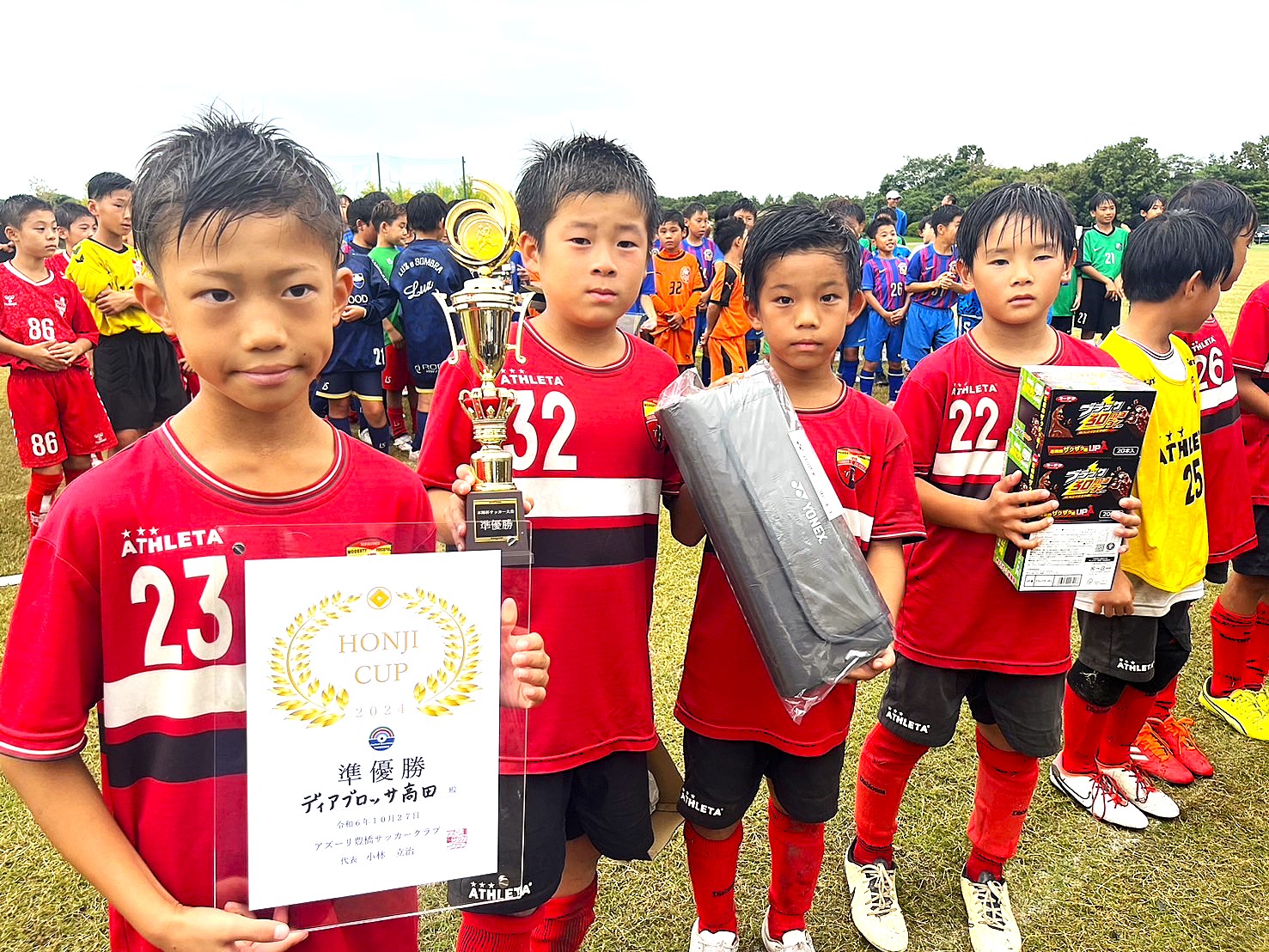 準優勝のディアブロッサ高田。