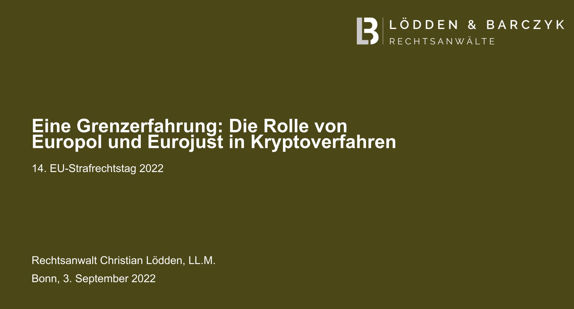 Die Rolle von Eurojust und Europol in den Ermittlungen zu EncroChat, SkyECC und Anom