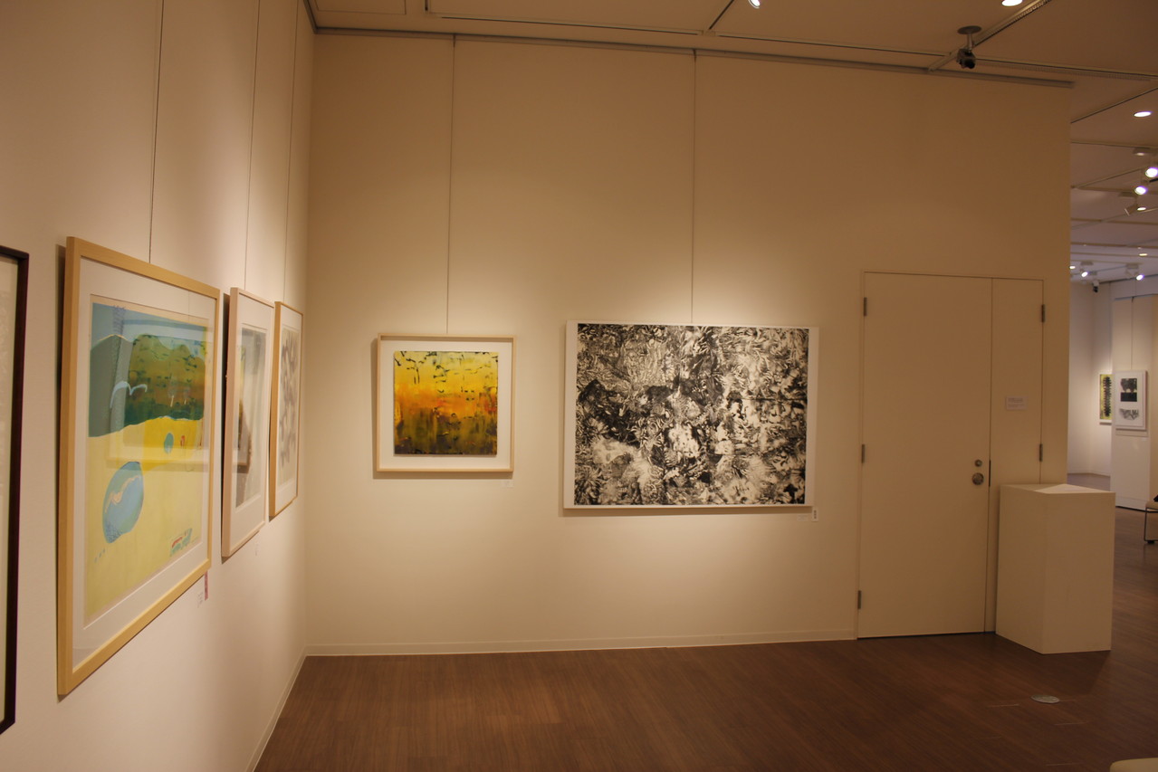 右/right   永井雅人/Masato Nagai     　　Works after Fukushima 2012  銅版画、コラージュ