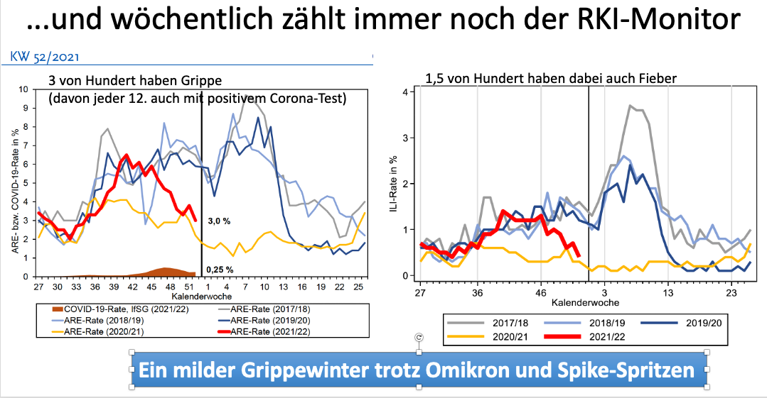 Der RKI Grippe -Monitor : Durchgehend bleibt alles im grünen Bereich