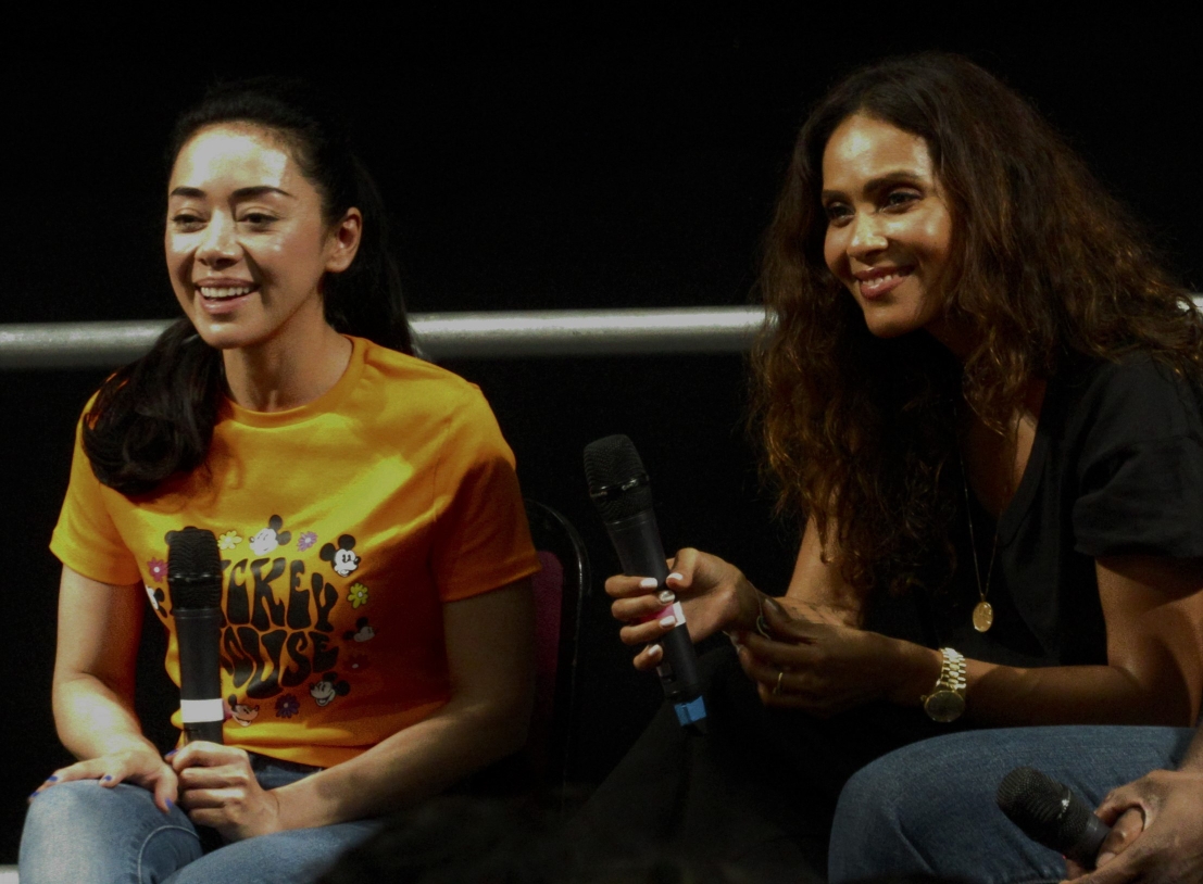 Aimee Garcia and Lesley Ann Brandt