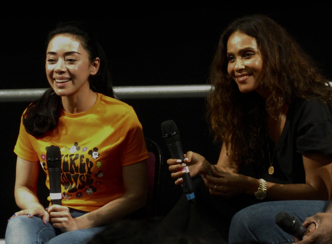 Aimee Garcia and Lesley Ann Brandt 