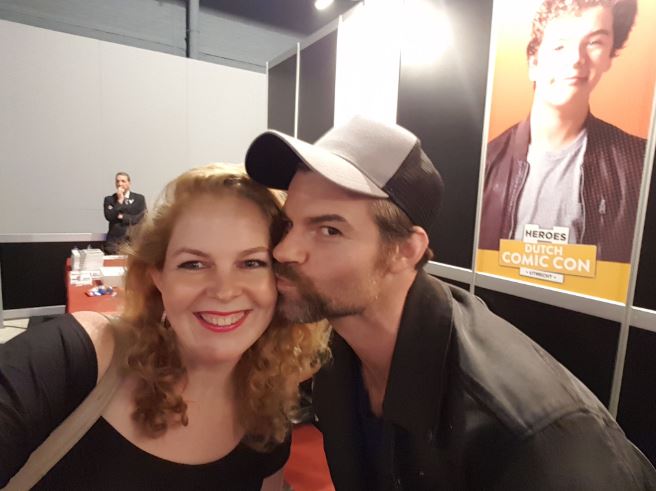 Selfie with Daniel Gillies at Dutch Comic Con