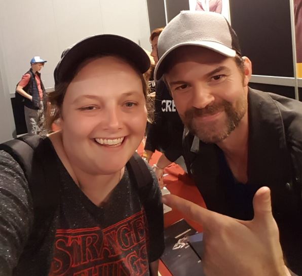 Daniel Gillies selfie at Dutch Comic Con