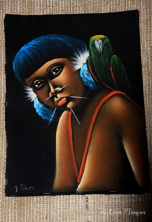 Yanomami ethnic OrinoquiArt Expostion.