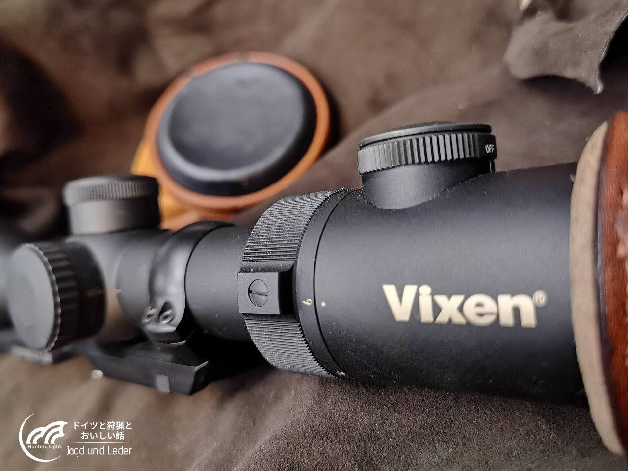 レンズキャップはどうなのか。 for Vixen 6-24x58 ライフルスコープ