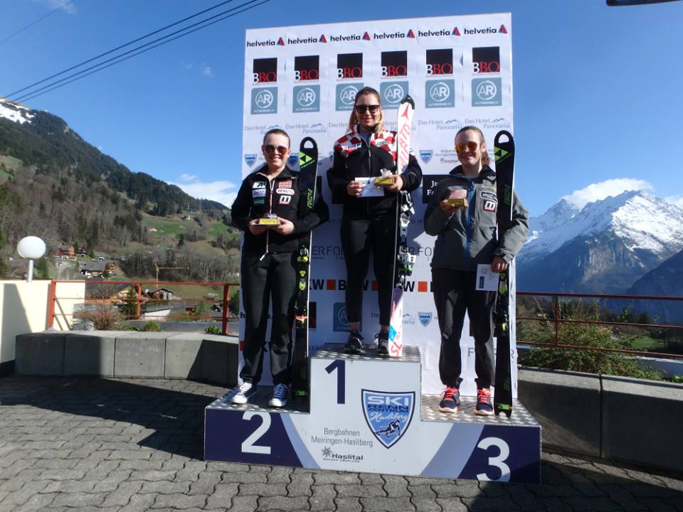 2. Platz beim Super-G (Deaf-EC in Meiringen/Hasliberg)