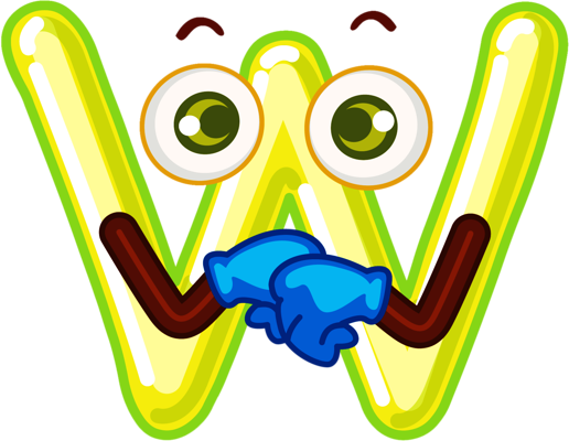 lettre - alphabet - éducation - smiley émoticône émoji cartoon clipart illustration - artémotic