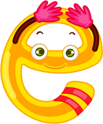 lettre - alphabet - éducation - smiley émoticône émoji cartoon clipart illustration - artémotic