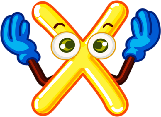 lettre - alphabet - éducation - smiley émoticône émoji cartoon clipart illustration - artémotic