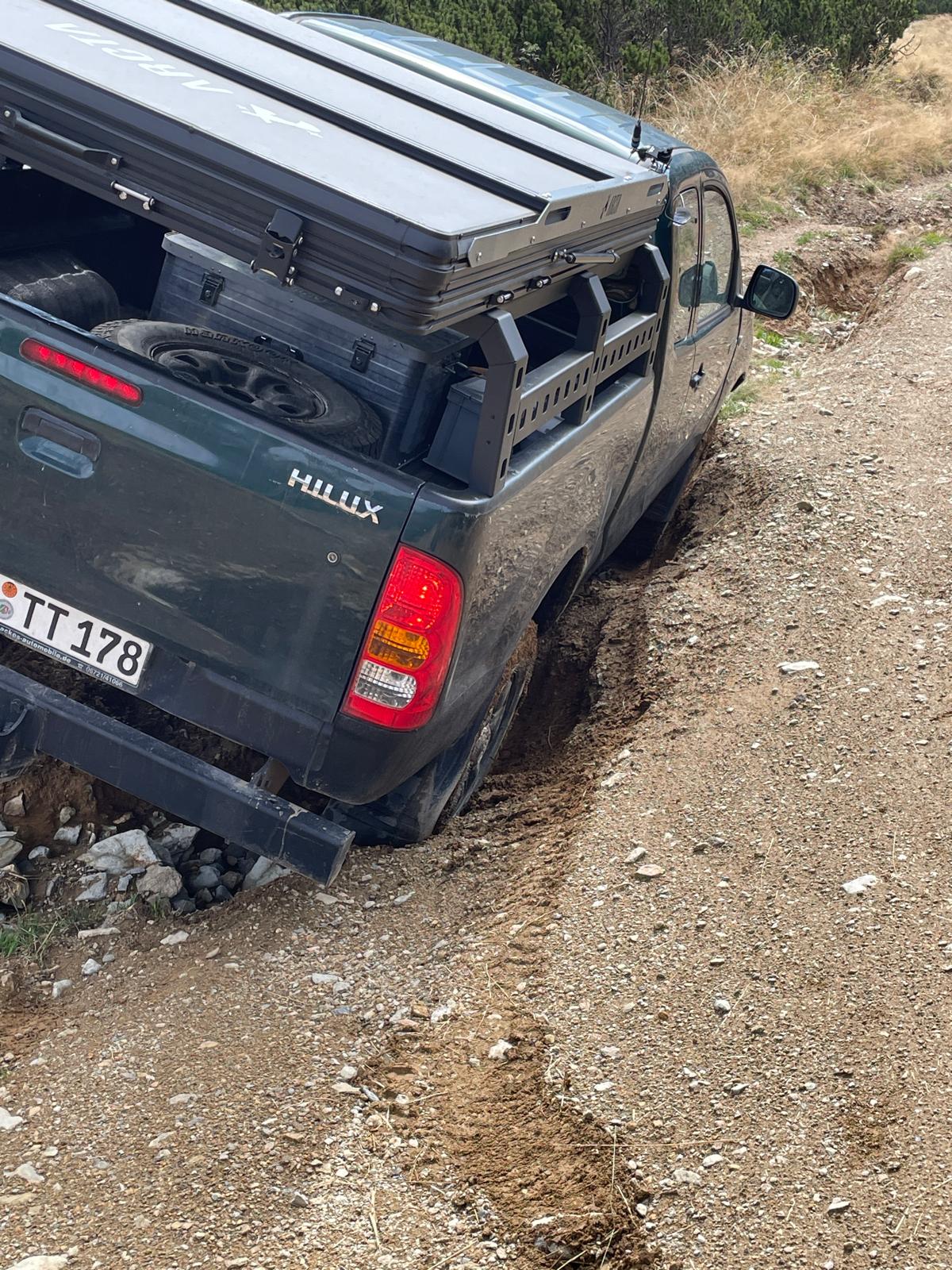Hilux in Aktion