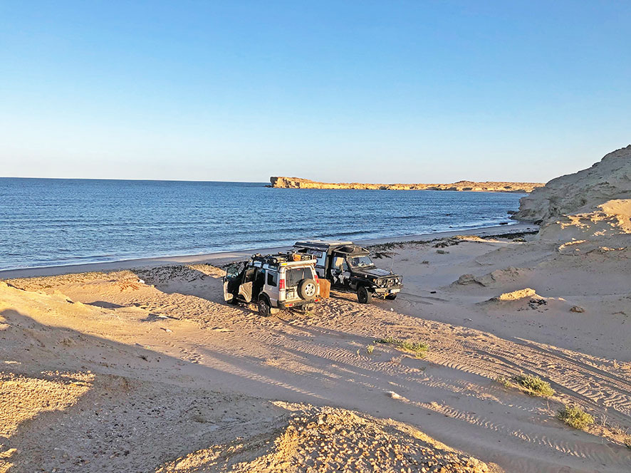 Strand-Camping auf der Route Nouakchott-Nouadhibou