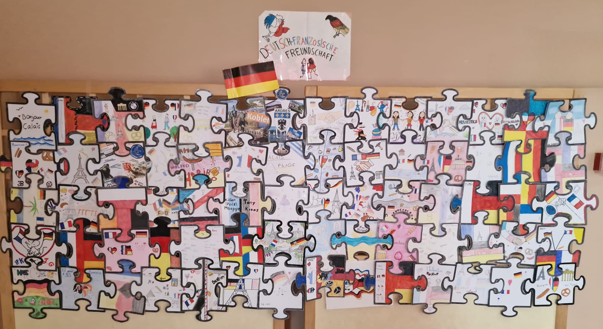 Das fertige Puzzle als Ergebnis unserer Gemeinschaftsaktion