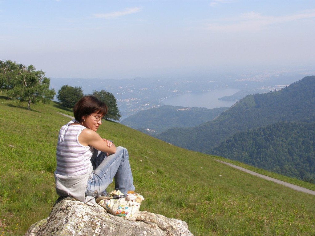 ALPE SACCHI  - 13.06.2009 - VISTA SUL LAGO D'ORTA