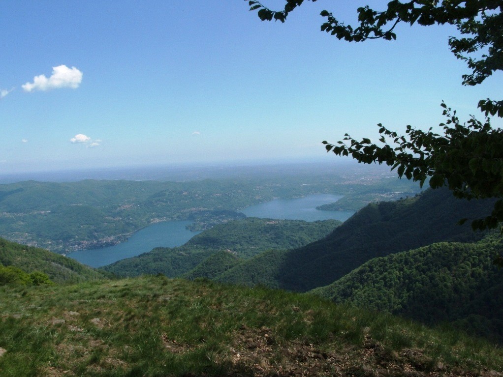 VISTA DEL LAGO D'ORTA DALL'ALPE SACCHI - Agosto 2006