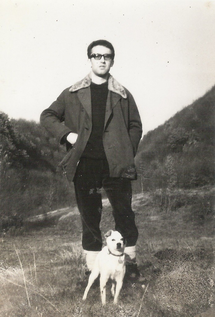 DICEMBRE 1965 CON MIO CANE "REBEL" 