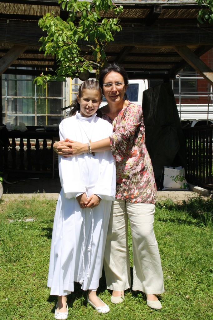 Giulia con mia figlia Barbara - Julia con mi hija Barbara - Giulia with my daughter Barbara.