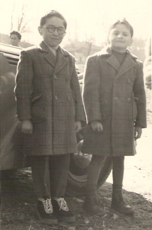 Con mio cugino Erminio