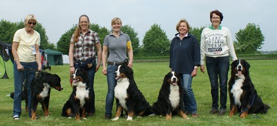 Alle kommen sie "vom Rönnbaum" (v.l.) : Hutsch, Hummel, Haakon, Charles & Eyk