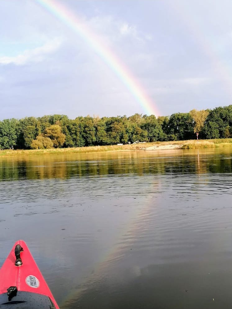 Leichter Regen bei herrlichem Sonnenschein inkl. Regenbogen 23.10.2023 