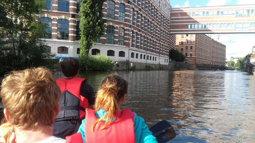 auf Backbord kommt gleich unser Quartier