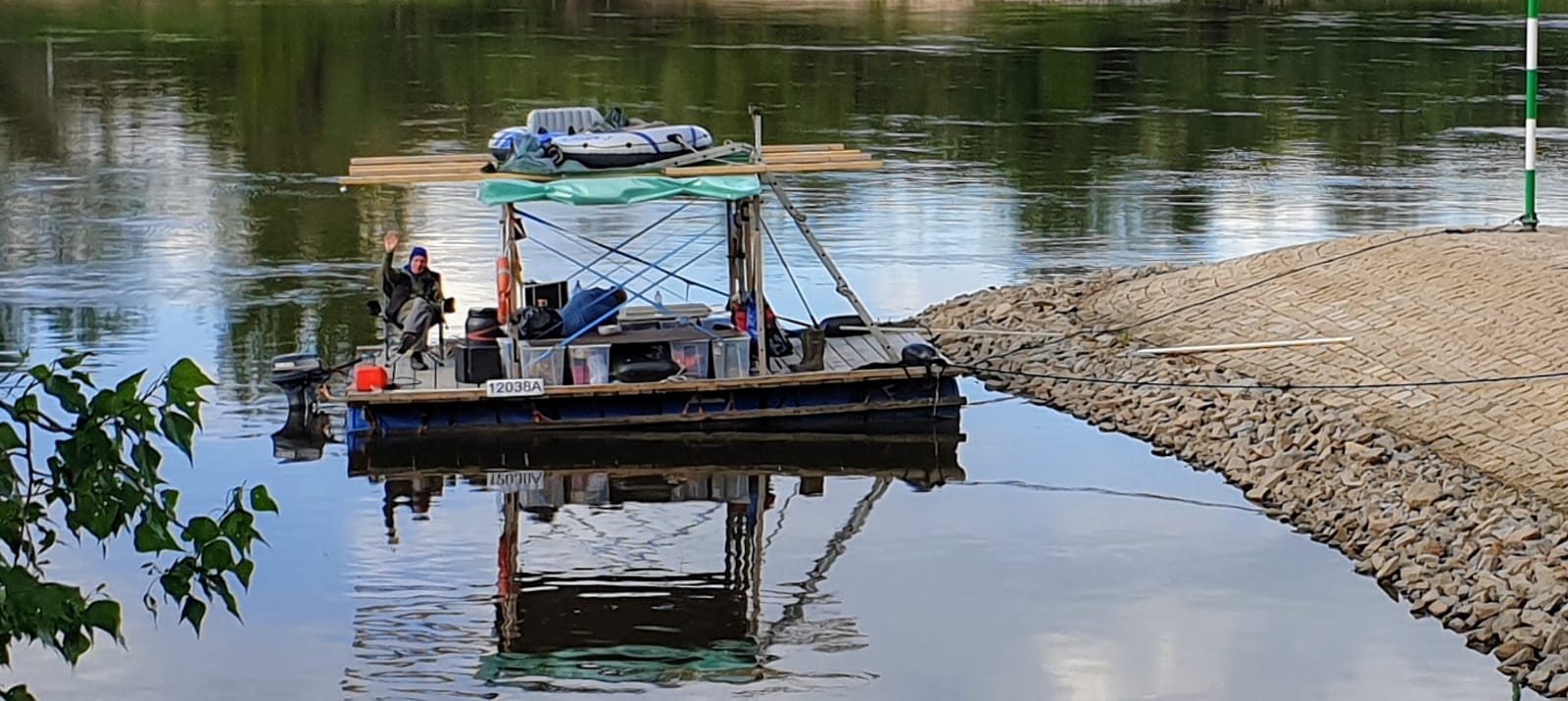 Mit "Ahoi" - der erste Kontakt