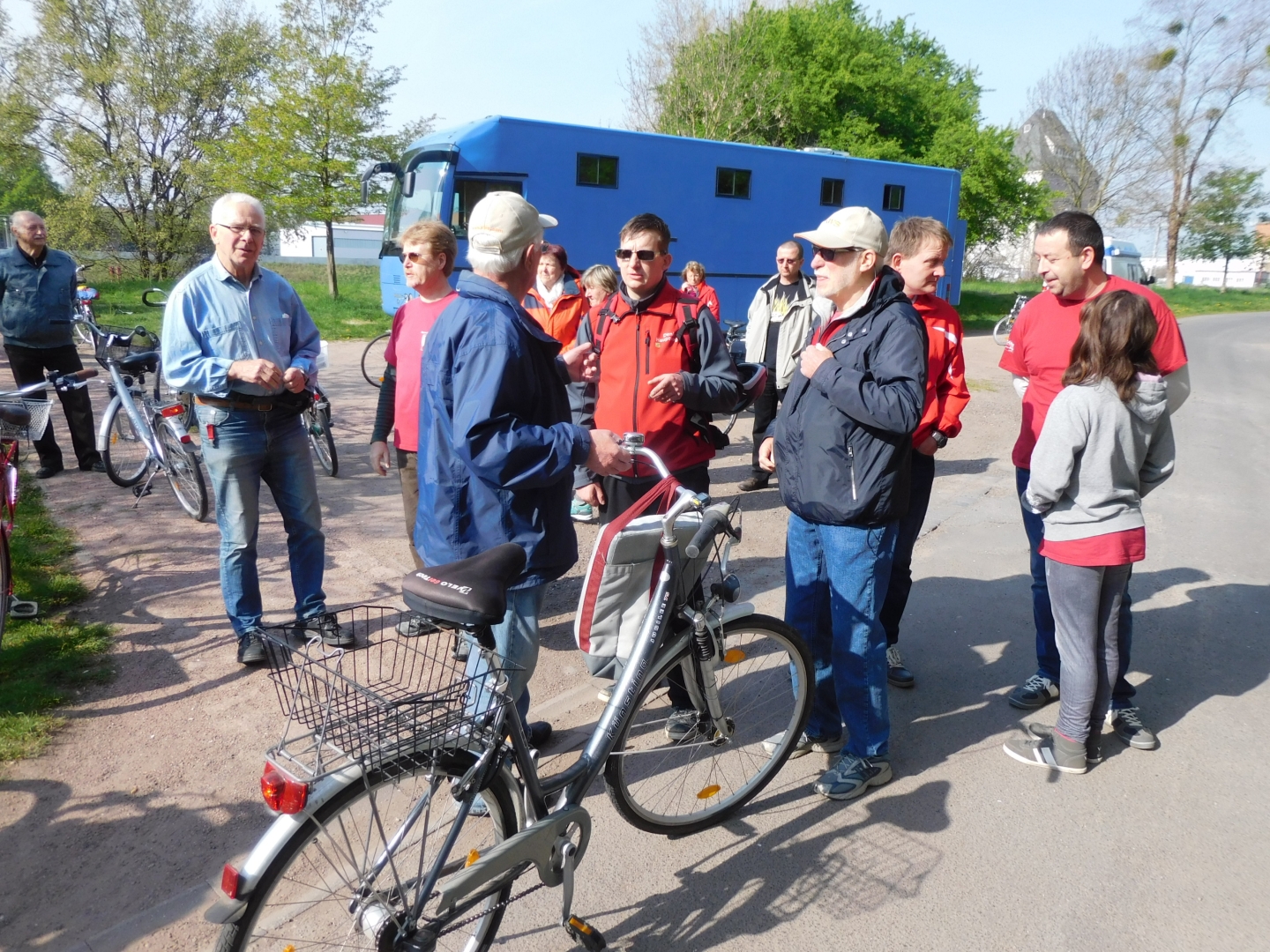 Sammeln am Anker