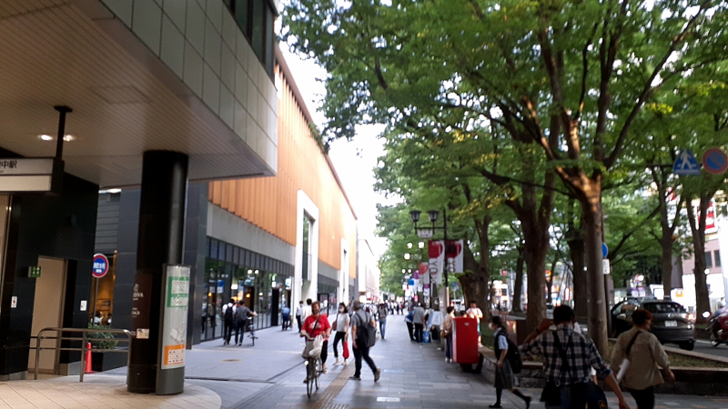 府中駅とけやき並木通り