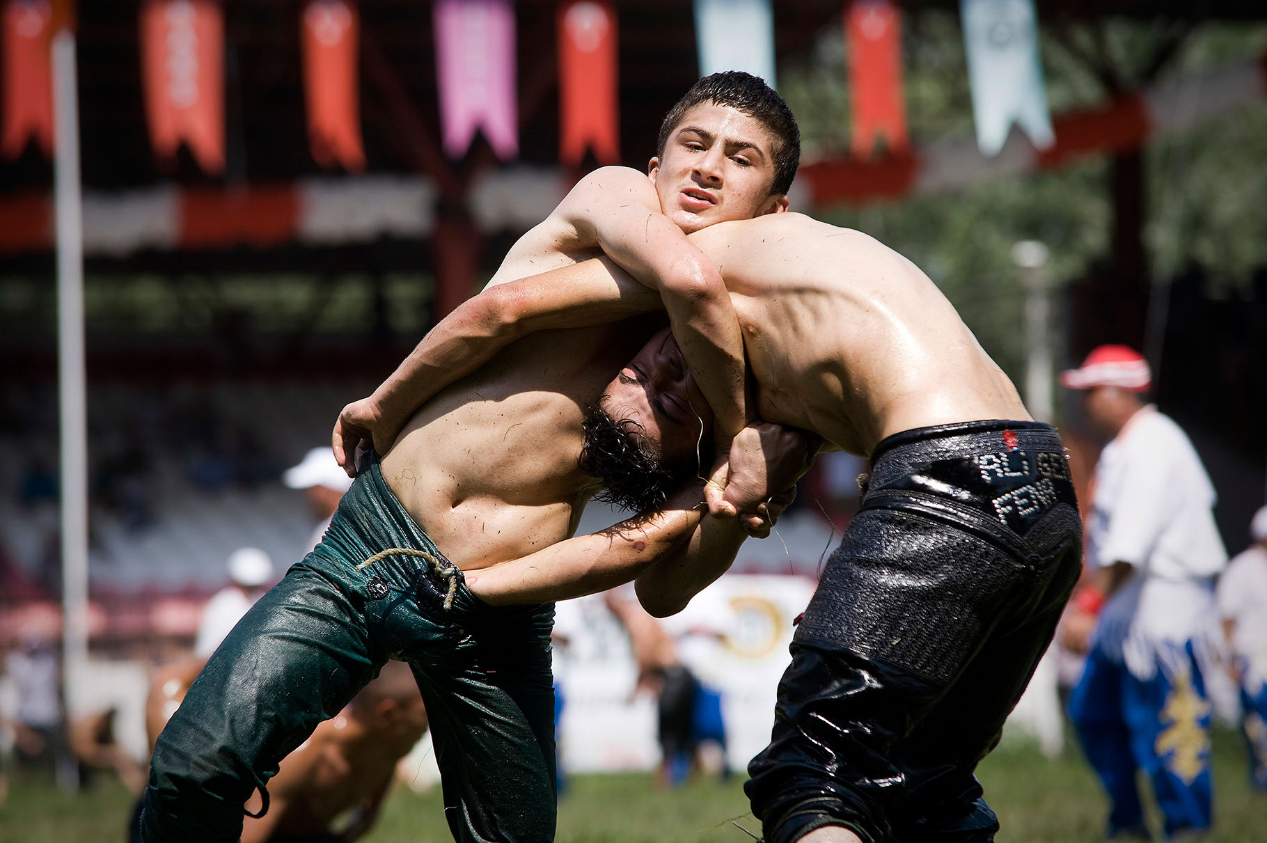 TURKEY: Oil Wrestling in Kirkpinar.