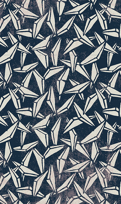 japan inspired allover print
