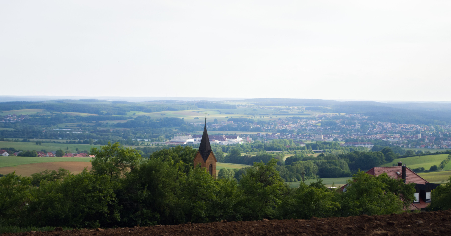 Ausblick ins Oberfränkische