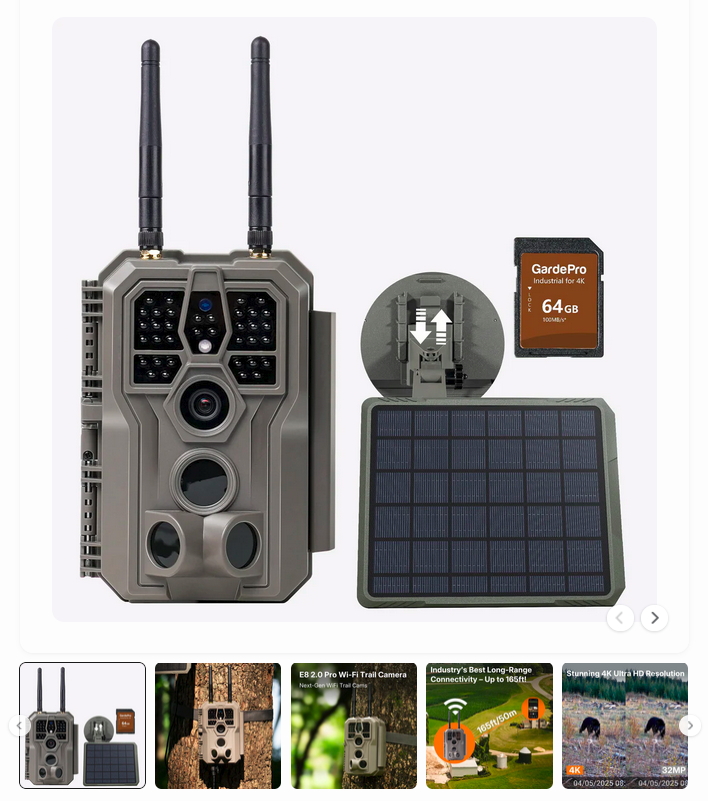 PIEGE PHOTO GARDE PRO E8V2P WIFI (PRESENTATION, CONFIGURATION et TESTS TERRAIN)