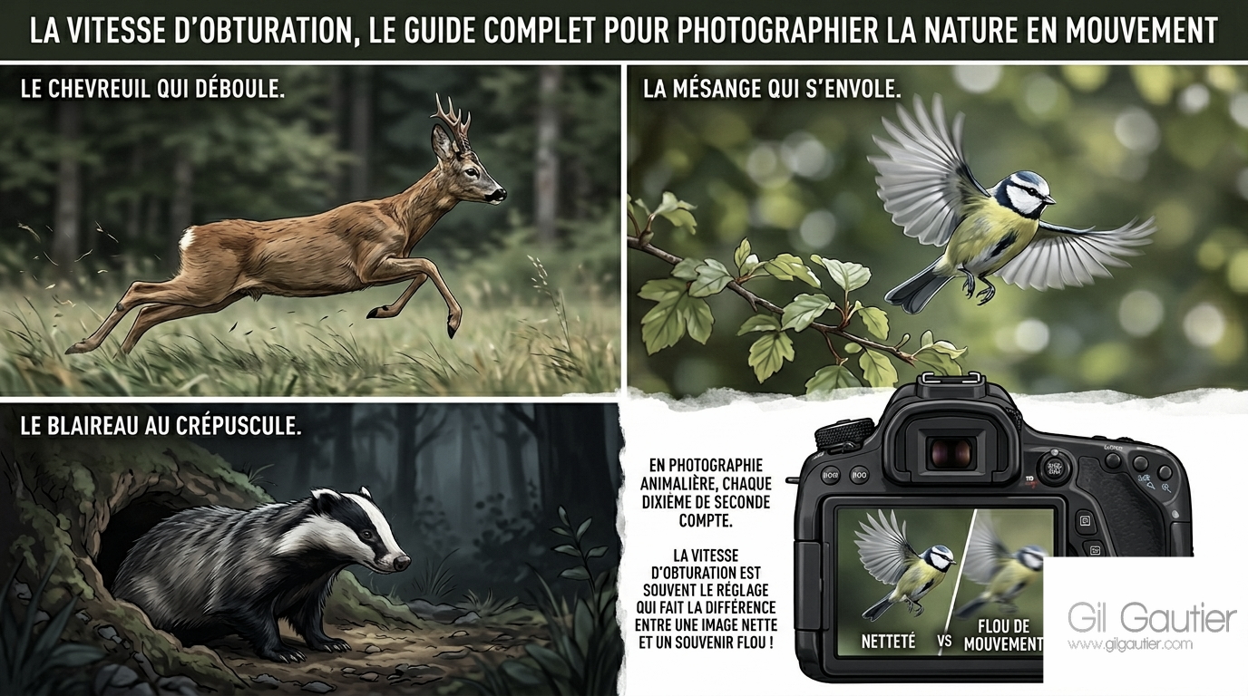 ARTICLE: VITESSE D'OBTURATION, Le guide complet pour photographier la nature en mouvement