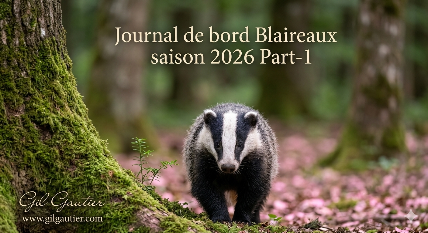 JOURNAL DE BORD : saison Blaireaux 2026 (PART 1 )