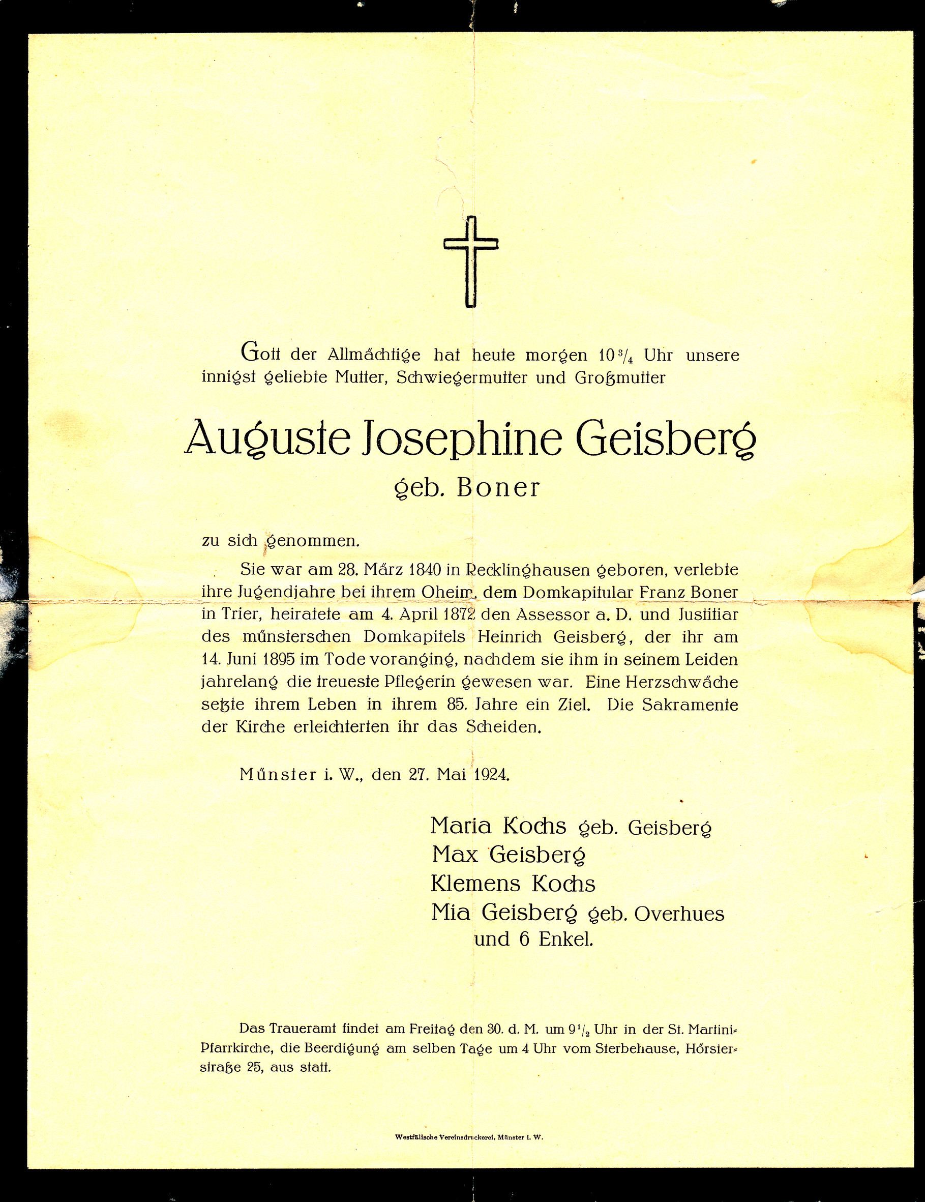 Kein Munster Ohne Geisberg Munster In Alten Bildern Und Dokumenten
