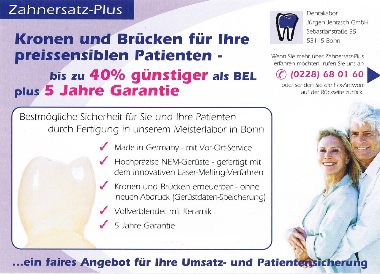 Zahnersatz Plus Dentallabor Jurgen Jentzsch Gmbh