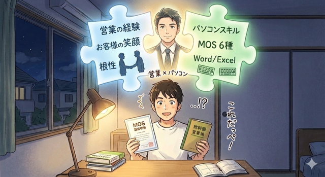 迷走の末に辿り着いた答え。「営業×パソコン」という自分だけの武器