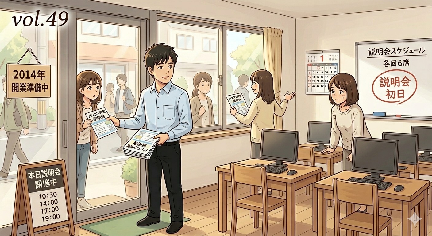運命の説明会初日。3人で挑んだ、最初で最後の大勝負！