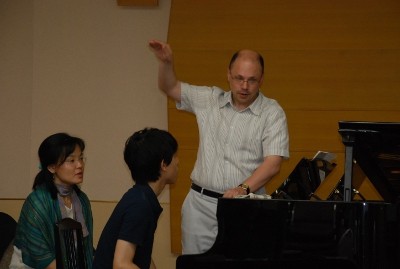 Masterclass Piano, PTNA Tokyo, Japan, 2012 (Photo: privat)