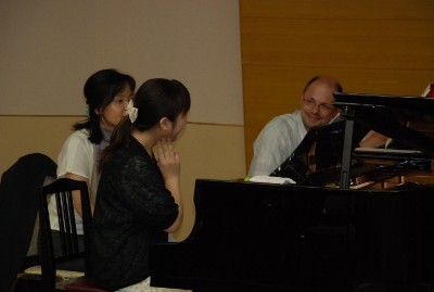 Masterclass Piano, PTNA Tokyo, Japan, 2012 (Photo: privat)