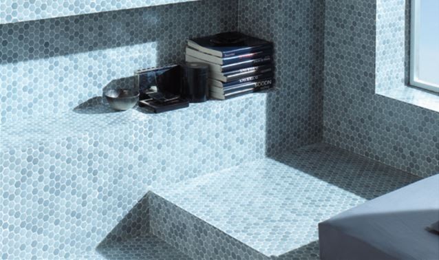 HISBALIT, Hexagon-Mosaik 2,5x2,5 cm