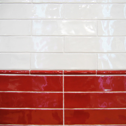 Alaska, 7,5x30 cm / Farbe: blanco, rojo