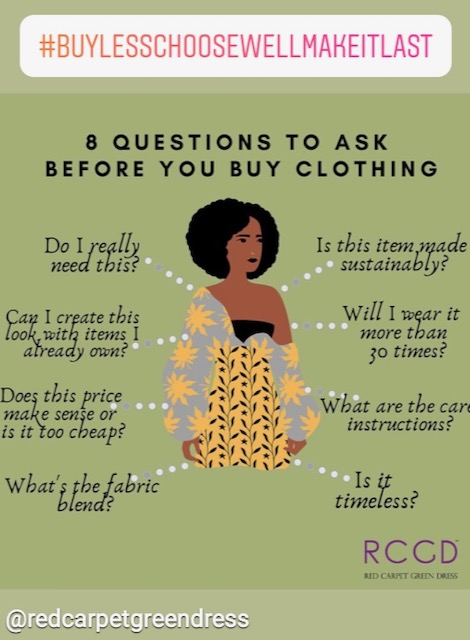 Tips for a sustainable closet © RED CARPET GREEN DRESS