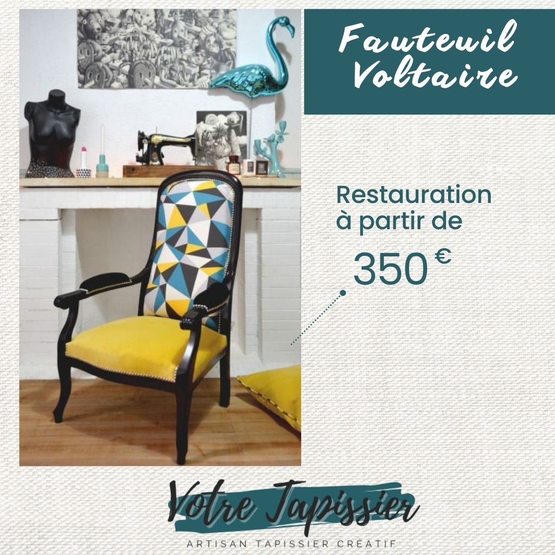 Combien coûte de retapisser un fauteuil?