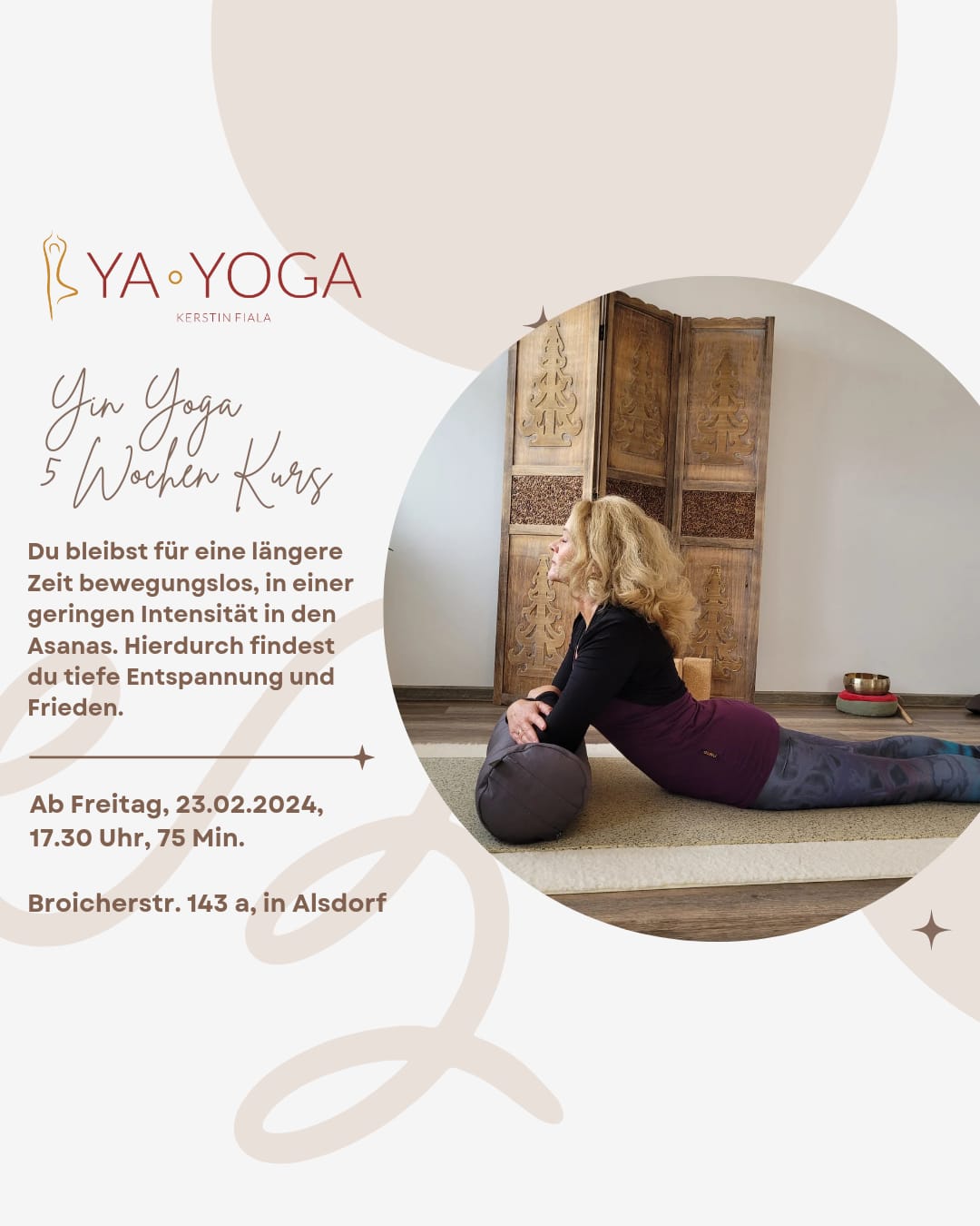 Yin Yoga-Kurs ab 23.02.24